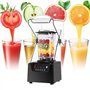 HCAUYNN Blender à Smoothies avec Couvercle Rabattable