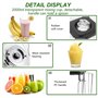 HCAUYNN Blender à Smoothies avec Couvercle Rabattable, Capot Amovible, Moteur en Cuivre Pur, pour La PréParation De Smoothies, J