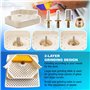 agreilduite Meuleuse d'angle pour Verre teinté, Mini meuleuse pour Verre et céramique 4 200 TR/Min, kit meuleuse d'angle pour Ve