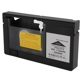 Adaptateur de Cassette VHS-C Compatible avec Les Caméscopes S‑VHS‑C