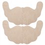 Tenpac Pâtes de Poitrine, Soutiens-Gorge adhésifs Tissu Glissant Auto-adhésif pour Femme pour Bureau pour Jeunes pour Maison pou
