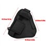 Leopacat Sac de Poitrine pour Talkie Walkie, Sacoche Talkie Walkie, Pochette pour Radio Bidirectionnelle avec Sangle Réglable, S