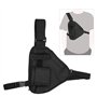 Leopacat Sac de Poitrine pour Talkie Walkie, Sacoche Talkie Walkie, Pochette pour Radio Bidirectionnelle avec Sangle Réglable, S