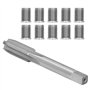 Leopacat Inserts De Robinet Bougie D'allumage, Kit Réparation Acier Inoxydable Filetage Ensemble D'outils Pour Scooter Outil Mat