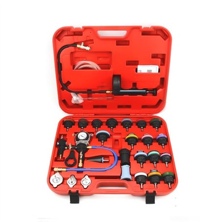 hGiesXgyN 28Pcs Automobile Réservoir D'eau Pression Outil De Détection De Fuite Pressuriseur Liquide De Refroidissement Remplace