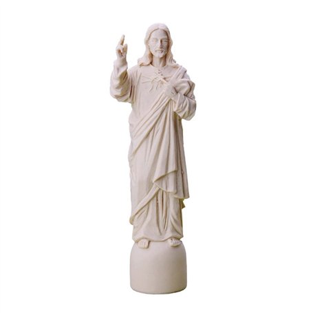 EVANEM Statue De Jésus Figure Sainte Figurine Sculpture Statuaire 22.5 Cm/8.85 Pouces