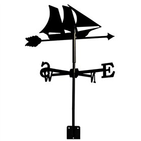 CYXZX Girouette de Bateau en Acier Inoxydable Indicateur de Direction du Vent Girouette créative pour la décoration du Jardin et