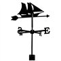 CYXZX Girouette de Bateau en Acier Inoxydable Indicateur de Direction du Vent Girouette créative pour la décoration du Jardin et