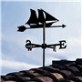 CYXZX Girouette de Bateau en Acier Inoxydable Indicateur de Direction du Vent Girouette créative pour la décoration du Jardin et