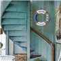 Décoration De Bouée De Sauvetage 30 Cm Rétro Style Méditerranéen Bouée De Sauvetage Nautique Décoration Murale Faite À Main Déco