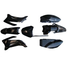Vuzmode KIT de carénage de Garde-Boue en Plastique Noir