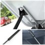 HJFeng Ressorts à Gaz Capot Moteur pour Saab 9-3 Cabrio 2-Door Senza Spoiler 1999-2003-28cm, Verin Hydraulique de Capot Voiture 