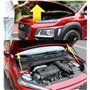 HJFeng Ressorts à Gaz Capot Moteur pour Saab 9-3 Cabrio 2-Door Senza Spoiler 1999-2003-28cm, Verin Hydraulique de Capot Voiture 