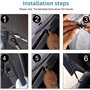 HJFeng Ressorts à Gaz Capot Moteur pour Saab 9-3 Cabrio 2-Door Senza Spoiler 1999-2003-28cm, Verin Hydraulique de Capot Voiture 
