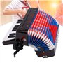 instrument de musique de qualité sonore douce 17 touches et 8 touches de basse facile à jouer pour la maison pour les