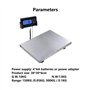 Balance postale numérique, alimentée par piles et USB, avec fonction tare, écran LCD, pour colis/entrepôt/bagages, balances pour