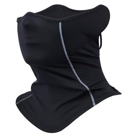 Bandana Neck Gaiter Bouclier à face respirant Balaclava pour le cyclisme extérieur Running Balck Bandana extérieur