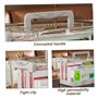 AZIDWERYQ Box Box Double Couche 14.6x9.7x7.9 Organisateur de médecine avec Couvercle, Manche et Verrouillage