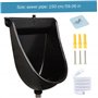 DAGLLGEW Les urinoirs pour Hommes urinants d'urinoir sans Eau époustouflants urinaires avec 59 '' UV UV Urinal URINAUX Indoor ＆ 
