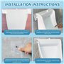 DAGLLGEW Les urinoirs pour Hommes urinants d'urinoir sans Eau époustouflants urinaires avec 59 '' UV UV Urinal URINAUX Indoor ＆ 
