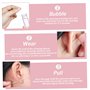 Nettoyer de trou d'oreille, Nettoyer de trou piercing jetable, 70pcs Piercing Floss avec solution nettoyage 15 ml, retrait des o