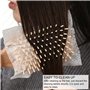 Filet de Nettoyage de Peigne 50 Pièces, Filet de Nettoyage de Brosse à Cheveux de Protection pour une épilation Facile, Outils D