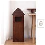 LUZZILE Poubelle d'extérieur Poubelles extérieures en Bois, Grand Parc Commercial, Benne panoramique, bacs de Stockage de Grande