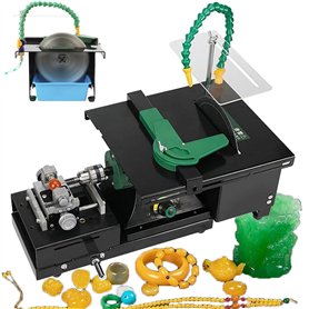 Mini Table scie roche lapidaire polisseuse banc tampon Machine bricolage tour outils 800-12000r/min