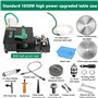 Mini Table scie roche lapidaire polisseuse banc tampon Machine bricolage tour outils 800-12000r/min,Machine tampon d'établi pour