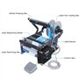 Étiqueteuse manuelle pour bouteilles rondes réglables,Machine d'étiquetage de Bouteille Ronde,Distributeur d'étiquettes automati