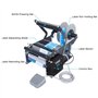 Étiqueteuse pour bouteilles rondes réglables,Machine d'étiquetage de Bouteille Ronde,Applicateur d'étiquettes autocollantes pour