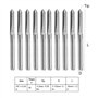 Embout de routeur de 3,175 mm, 10 pièces de routeur de gravure pour fournitures industrielles(60 * 0,2)