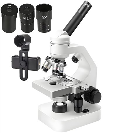 Microscope Composé Pour Adultes Et Enfants - Microscope Biologique Hd 40x-2000x