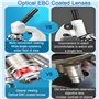 Microscope Composé Pour Adultes Et Enfants - Microscope Biologique Hd 40x-2000x,Microscope Monoculaire à Lentilles Optiques Revê
