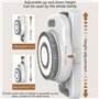 GESAIDES Brosse Dorsale électrique Murale, Brosse Dorsale Automatique à 360° pour Douche, 3 Niveaux Réglables, avec Grandes Tête