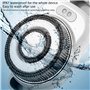 GESAIDES Brosse Dorsale électrique Murale, Brosse Dorsale Automatique à 360° pour Douche, 3 Niveaux Réglables, avec Grandes Tête