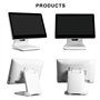 SAIYERUS Système de Caisse enregistreuse PC avec écran Tactile 15 Pouces et processeur i3 4G, Port USB/VGA, résolution HD 1920 x