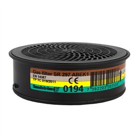 Sundström SR000010 Filtre à gaz de classe de protection respiratoire SR 297 ABEK1