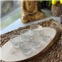 Orgingift Bols en Verre - Lot de 6 Mini Bols de Préparation et Service