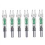 Encoches de flèche lumineuses à LED Encoches lumineuses en plastique pour tir à l'arc 12 pièces Encoches de flèche éclairées de 