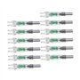 Encoches de flèche lumineuses à LED Encoches lumineuses en plastique pour tir à l'arc 12 pièces Encoches de flèche éclairées de 