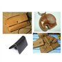 Tissu Simili Cuir Tissu Simili Cuir,Simili Cuir d'ameublement - Tissu Faux Cuir - pour ameublement, canapé, chaises, Sacs, Brown