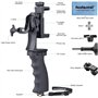 2en1 Ergonomique Hand Grip Stabilisateur Smartephone Caméra Sport Kit de Support Poignée Portable pour Youtube Tiktok Voyage Vid