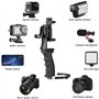 2en1 Ergonomique Hand Grip Stabilisateur Smartephone Caméra Sport Kit de Support Poignée Portable pour Youtube Tiktok Voyage Vid