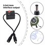 Morain Régulateur de vitesse PWM 5 V 24 V 3 A avec connecteurs de 5,5 x 2,1 mm réglable pour ventilateurs, souffleurs, LED
