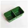 WE-HYTRE Gobelet à eau de pigeon - Bol d'alimentation suspendu avec 2 tasses - Design pour poulet - Caille - Oiseau - Plastique 