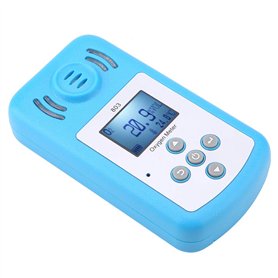 Détecteur de Fuite D'oxygène et de Gaz à Affichage Numérique Bleu detecteur de 4 gaz portable Tout Neuf