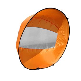 Kayak Wind Voile Pliable Pliable Kayak Paddle Portable Portable Voile sous Le Vent avec fenêtre Transparente pour Accessoire de