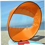Kayak Wind Voile Pliable Pliable Kayak Paddle Portable Portable Voile sous Le Vent avec fenêtre Transparente pour Accessoire de 