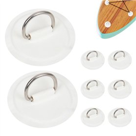 Patch de Ring D 8pcs Patch en Acier Inoxydable pour Les Bateaux gonflables Paddle Board PVC pour Les Accessoires de Rafting en K